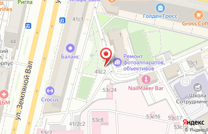 Ракета в Москве на карте