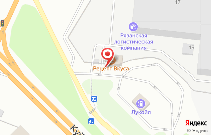 Столовая в Рязани на карте