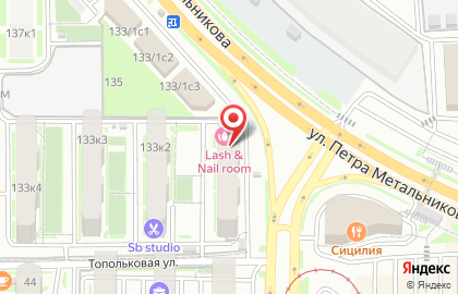 Супермаркет Пятерочка в Прикубанском районе на карте