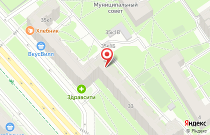 Бистро на проспекте Тореза, 33а на карте