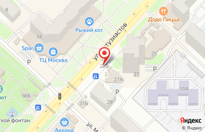 Офис продаж Билайн на улице Энтузиастов, 29а на карте