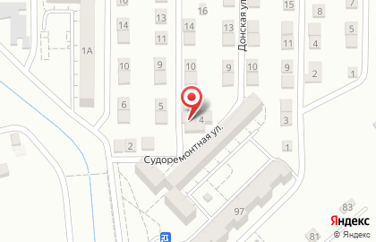 Клуб единоборств в Астрахани на карте