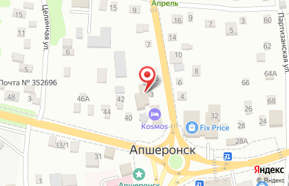 Шиномонтажная мастерская на Исполкомовской улице на карте