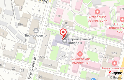 Приморский политехнический колледж во Владивостоке на карте