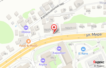 Магазин овощей и фруктов на улице Мира на карте