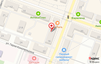 Магазин цветов Комплимент в Челябинске на карте