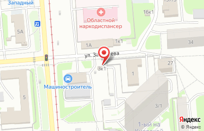 Шиномонтажная мастерская на площади Карла Маркса на карте