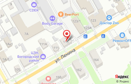 Нижегородский кредитный союз на улице Ленина на карте