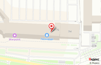 Хобби-гипермаркет Леонардо в Приморском районе на карте