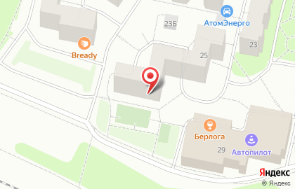 Перекресток на Львовской улице на карте