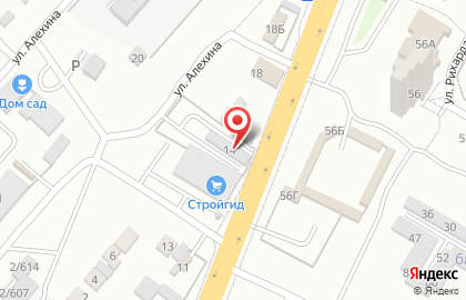 Билборды (6х3 м) от РГ Дрим в Краснооктябрьском районе на карте