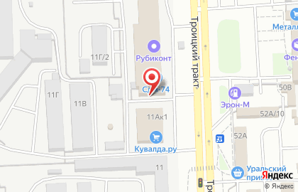 Группа компаний МеталлТРЕЙД в Советском районе на карте