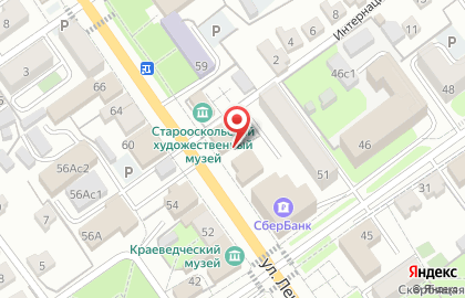 Торговая компания на улице Ленина на карте