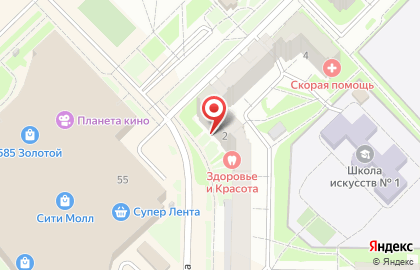Оценочная компания Новолит в Центральном районе на карте