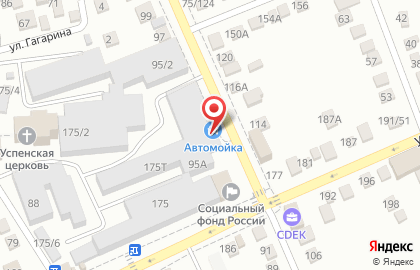 Автокомплекс на улице Шевченко на карте
