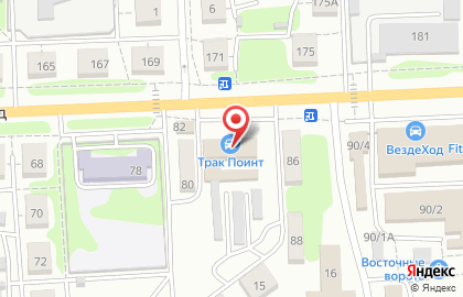 Шинный центр Байкал-Шина на улице Баррикад на карте