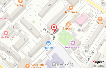 Магазин хлебобулочных изделий в Адлерском районе на карте