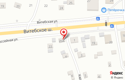Мастерок на Шоссейной улице на карте