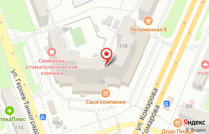 Служба дезинфекции Клоп Контрол в Тракторозаводском районе на карте