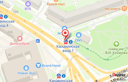 Указатель системы городского ориентирования №5962 по ул.Сормовское шоссе, д.15 р на карте