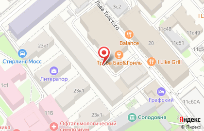 Барбершоп TOPGUN на метро Фрунзенская на карте