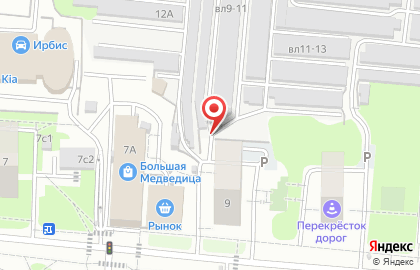Автостоянка Мгса в Северном Медведково на карте