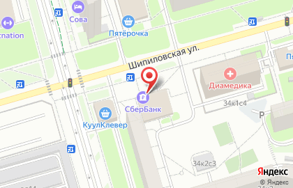 Страховая компания СберСтрахование в Северном Орехово-Борисово на карте