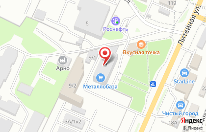 Компания РосКварц на Литейной улице на карте