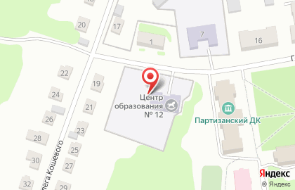 Центр образования № 12 в Туле на карте