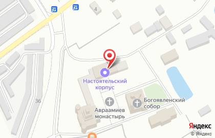 Богоявленский Авраамиев женский монастырь на карте
