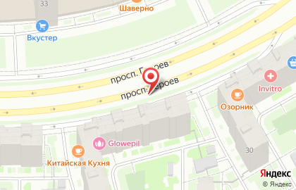 Цветы и подарки на проспекте Героев на карте