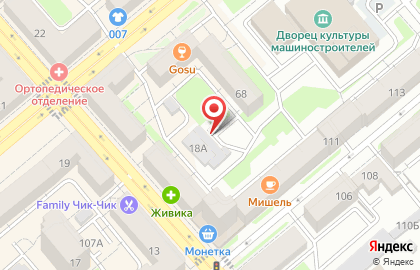 Николь на улице Ленина на карте