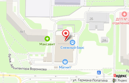 Телекоммуникационная компания Дом.ru на улице Германа Лопатина на карте