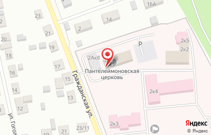 Храм святого великомученика и целителя Пантелеимона в Москве на карте