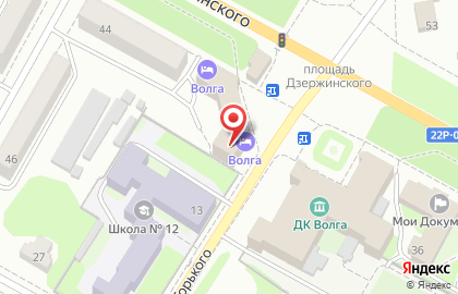 Медицинский центр Добрый доктор на улице Дзержинского на карте