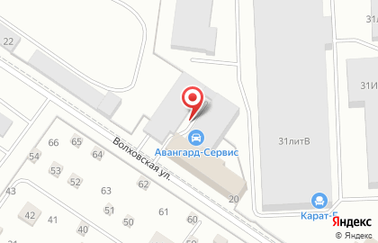 Автомастерская АВАНГАРД-СЕРВИС на карте