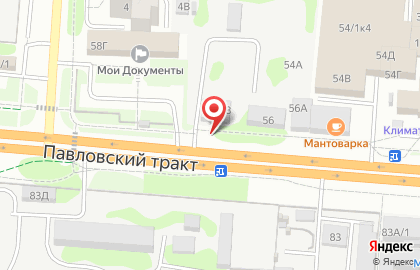 Рекламный щит, РА Маркетинг & Реклама на Павловском тракте на карте