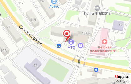 Сеть закусочных Пивмания в Петропавловске-Камчатском на карте