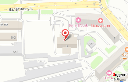 Телекоммуникационная компания Билайн Бизнес на Взлётной улице на карте