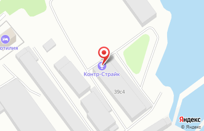 Пейнтбол-лазертаг клуб Контр-Страйк на карте