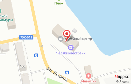 Челябинвестбанк в Челябинске на карте