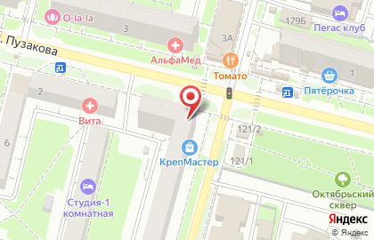 Фирменный магазин Протвинский мясокомбинат на Демидовской улице на карте
