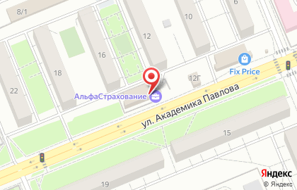 Терминал СберБанк на улице Академика Павлова, 14 на карте