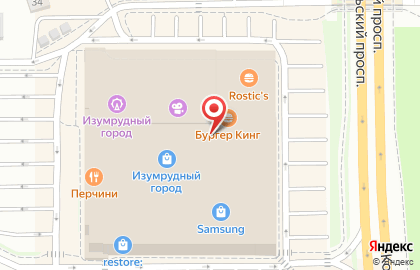 Ресторан быстрого питания KFC на Комсомольском проспекте, 13Б на карте