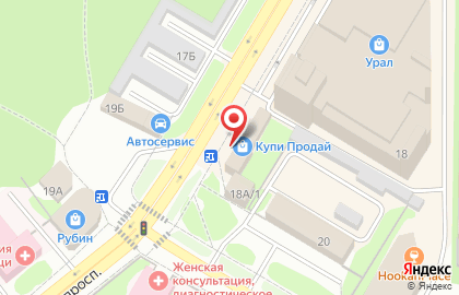 Консалт на Юбилейном проспекте на карте