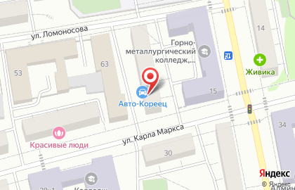Автомагазин в Екатеринбурге на карте
