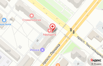 Медицинский центр Афродита на проспекте Текстильщиков на карте