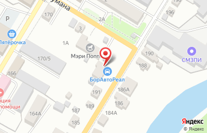 Центр автомобильного стекла БорАвтоРеалъ на карте