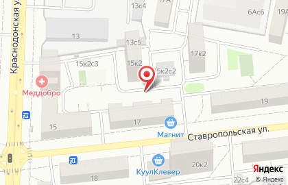 Стиль-Авто на Ставропольской улице на карте