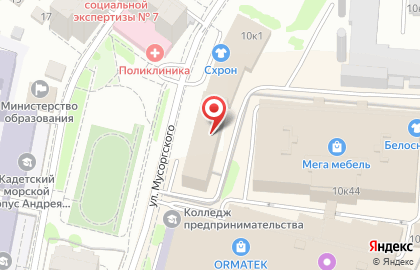НОУ Калининградская школа дизайна на карте